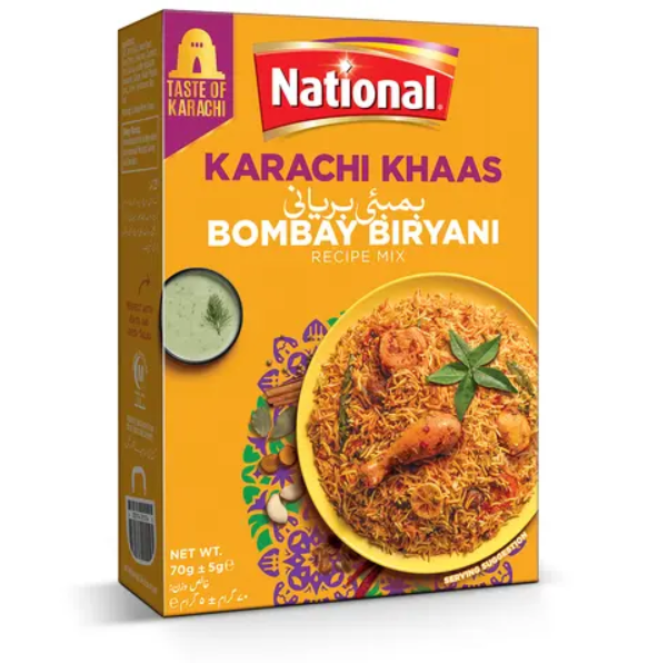 National Bombay Biryani Karachi Khas Masalam 140Gm