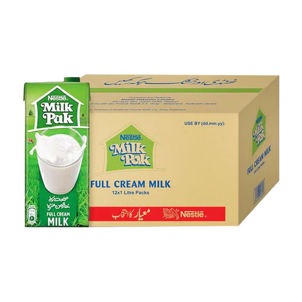NESTLE MILKPAK MILK FULL CREAM 1 LTR- CARTON