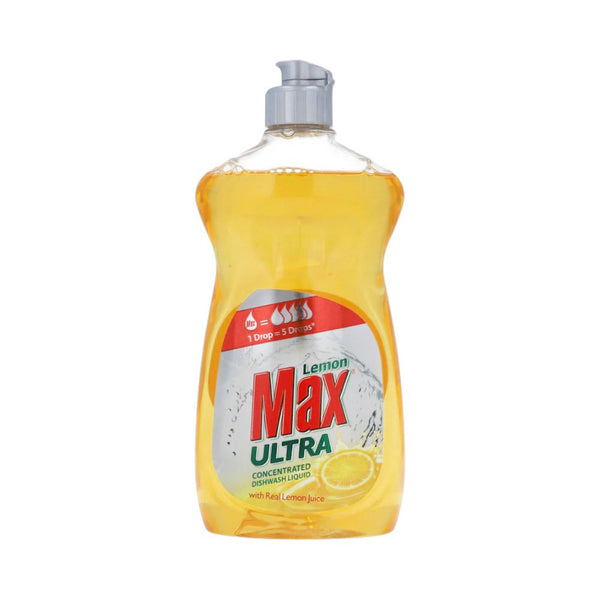 LEMON MAX DISHWASH LIQUID ULTRA YELLOW 500 ML