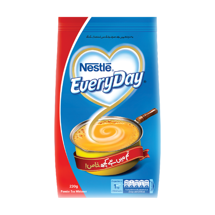 NESTLE EVERYDAY MILK POWDER TEA MIX POUCH 230 GM
