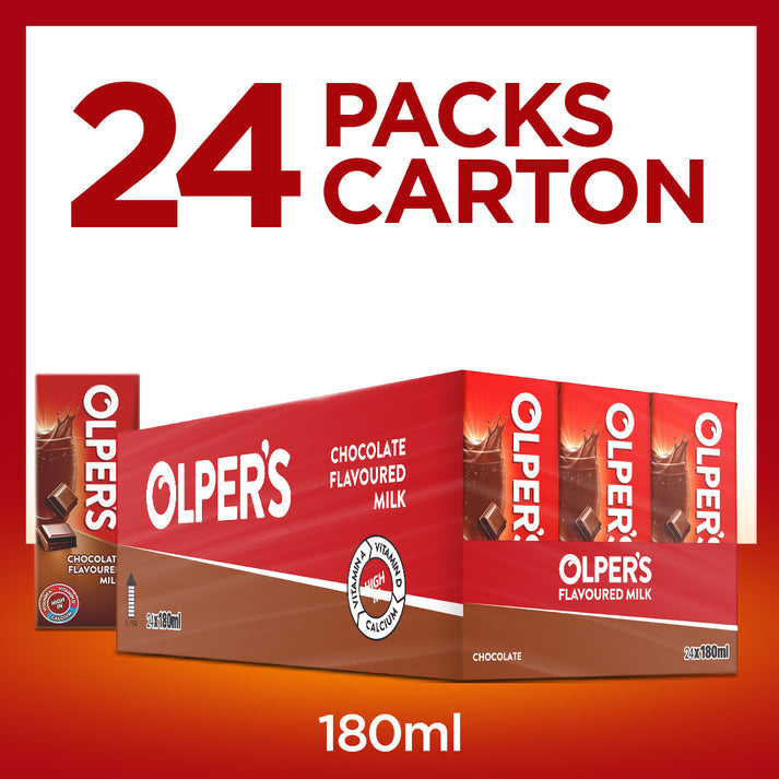 OLPERS FLAVOURED MILK CHOCOLATE 180ML - CARTON