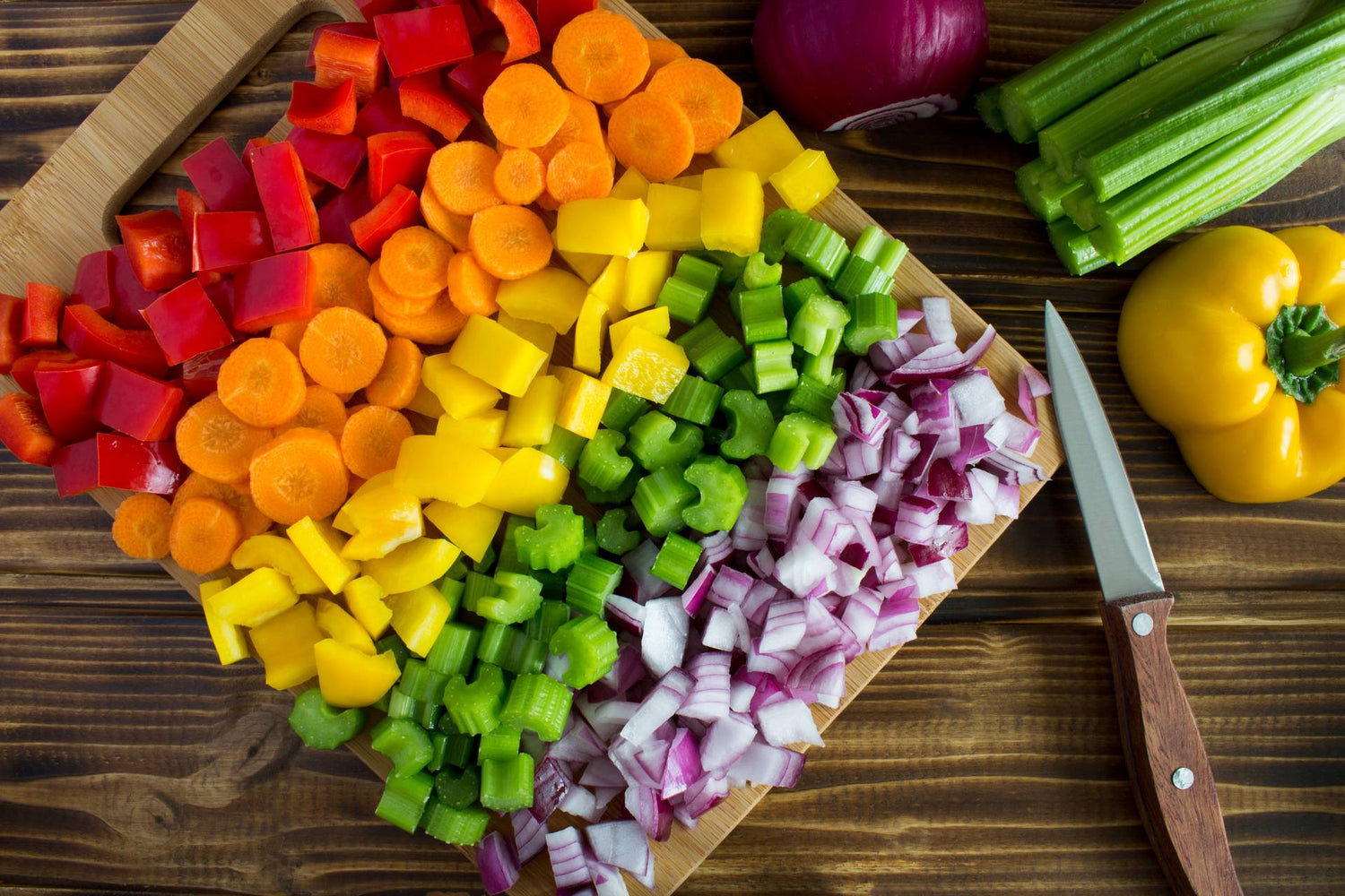 Chopped & Peeled Vegetables