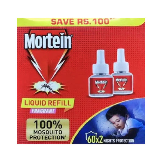 MORTEIN LIQUID FRAGRANT 60 NIGHTS REFILL TWIN BASIC