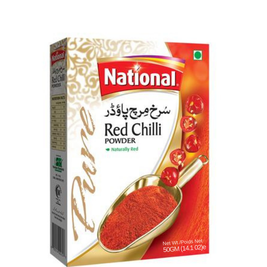National Red Chilli Powder 50Gm