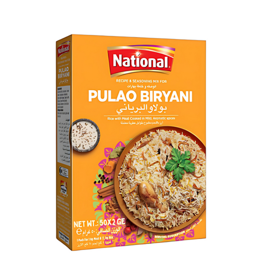 National Pulao Biryani Masala 2X50Gm