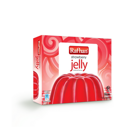 RAFHAN JELLY CRYSTAL STRAWBERRY 80 GM