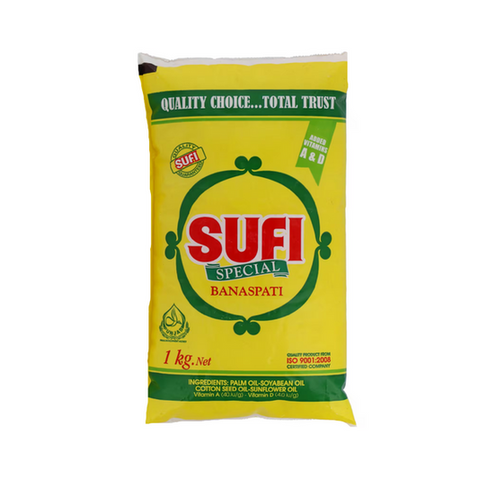SUFI BANASPATI GHEE POUCH 1 KG