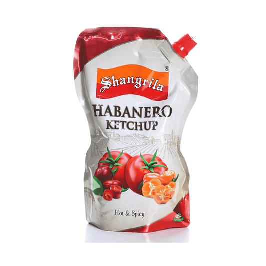SHANGRILA HABANERO KETCHUP HOT & SPICY POUCH 400 GM
